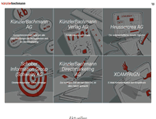 Tablet Screenshot of kueba.ch